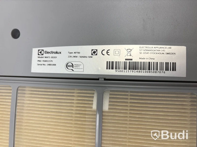 Luftrenare Electrolux, WA71-302GY