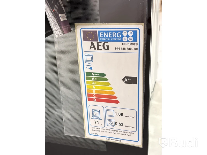 Inbyggnadsugn AEG, 8000-serien BBP8002B