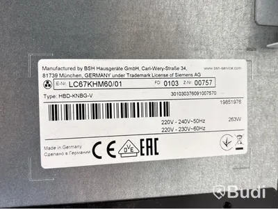 Siemens iQ300 extractor hood, LC67KHM60