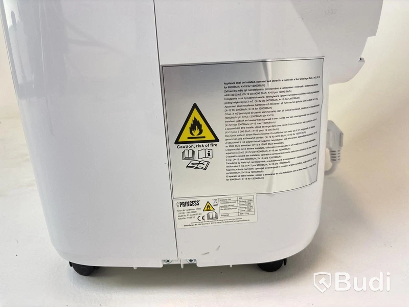 Luftkonditionering Princess, Smart 12000BTU, appstyrd, Wifi