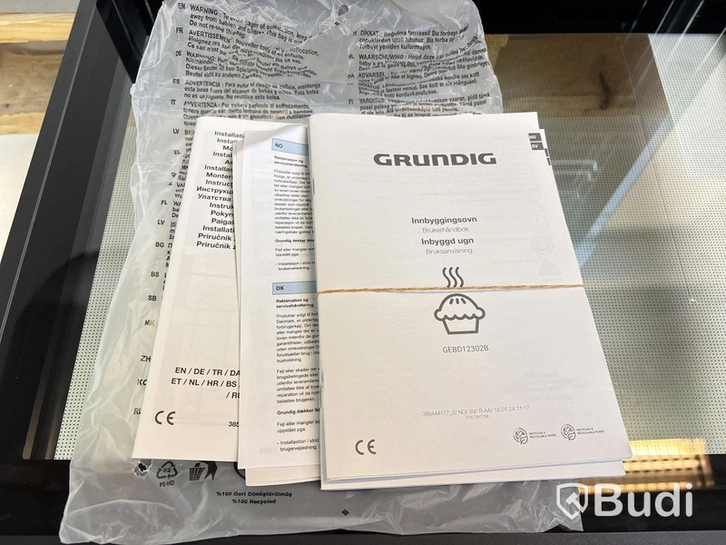 Innbyggnadsugn Grundig, GEBD12302B