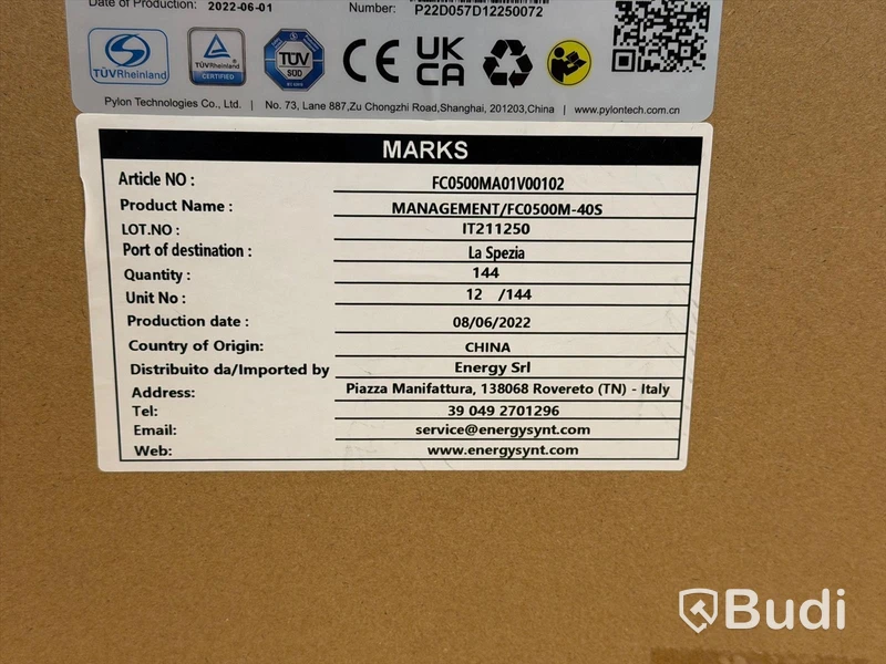 Batterisystem, Pylontech FC500M-40S