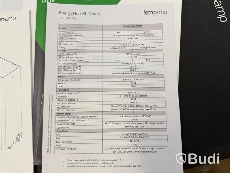 Växelriktare Ferroamp 28kW, EhubW28, EnergyHub XL Single