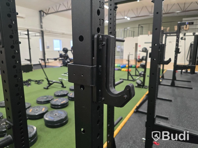 Half rack med vikthängare