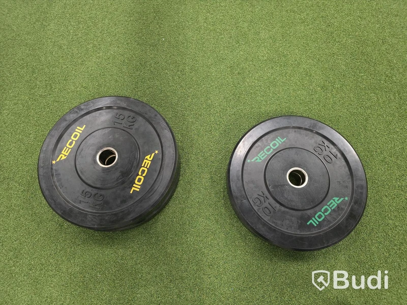 Viktpaket bumperplates 10-15 kg