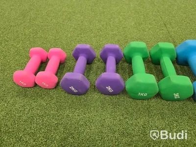 Hantelpaket Neoprenhantlar 1-10kg