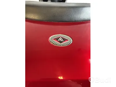 Promenadscooter, röd/svart - RESERVDELSOBJEKT