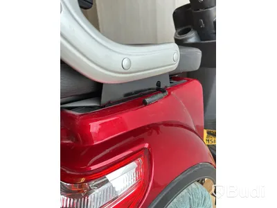 Promenadscooter, röd/svart - RESERVDELSOBJEKT
