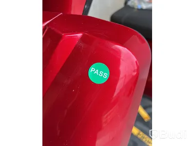 Promenadscooter, röd/svart - RESERVDELSOBJEKT