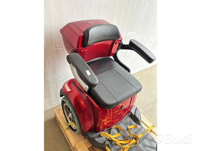 Promenadscooter, röd/svart - RESERVDELSOBJEKT