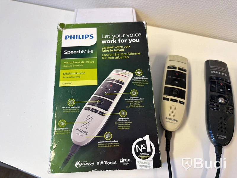 5 st Philips diktafoner