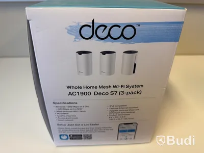 Router TP-Link Deco S7, AC1900, 3-pack