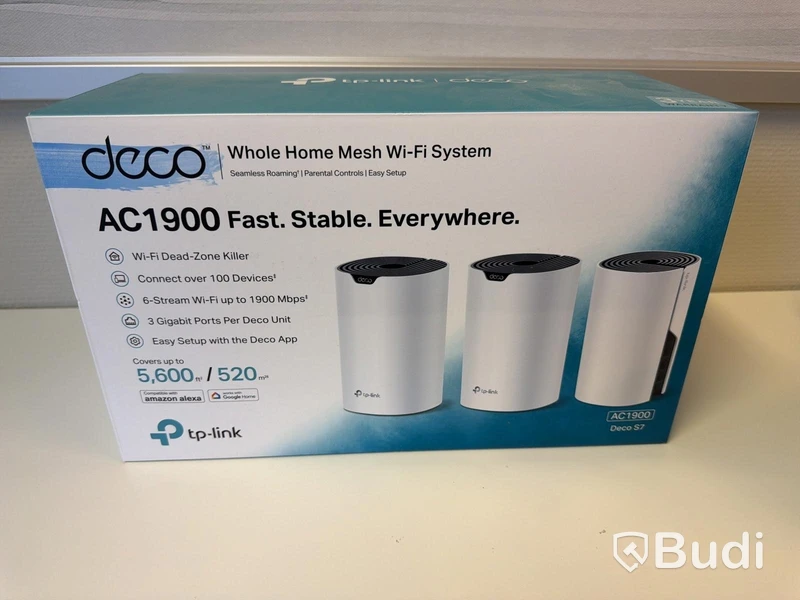 Router TP-Link Deco S7, AC1900, 3-pack
