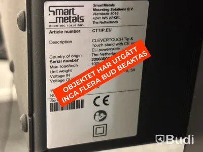 Touchskärm Clevertouch UX Pro 65 tum inkl. ställ på hjul