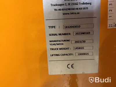 Elektrisk palldragare Intra