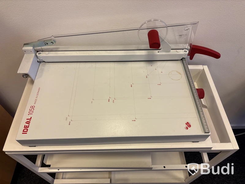 Skärmaskin Ideal 1058, inkl. vagn Ikea