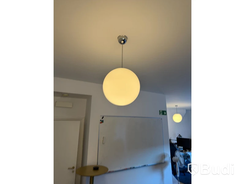 7 st. Taklampor Konsthantverk Glob Opal Blank