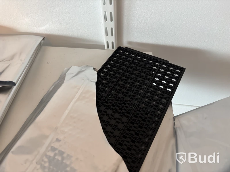 Parti med diverse mätningsutrustning inkl. skåp