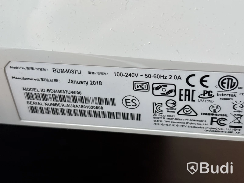 Datorskärm Philips BDM4037U 40 tum 4K