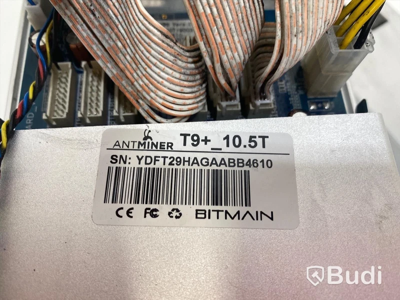 ASIC Antminer T9Plus 10,5 Th, inklusive Flypower 1800w power supply