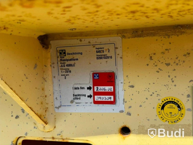 Saxlift | JLG 4069LE | Defekta batterier
