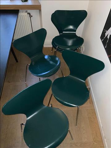 Stolar, Fritz Hansen. 6 st. OBS Lite skavda
