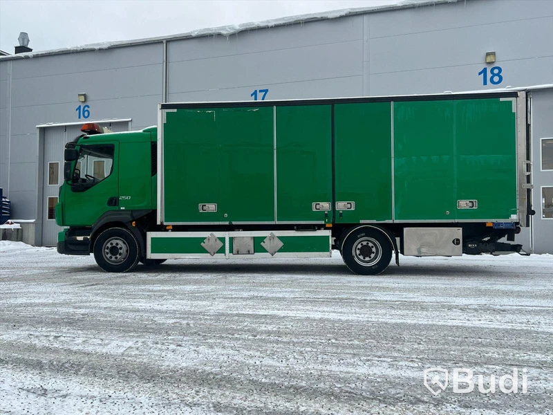 Lastbil Volvo FL 250 4x2 -2014 | Automat | 250hk | Sala-skåp med öppningsbarsida och baklyft | Repobjekt