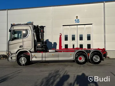 Kranväxlare | Scania R730 | 6x2 | 16.4 | Automat | 730hk | 2018 med flak