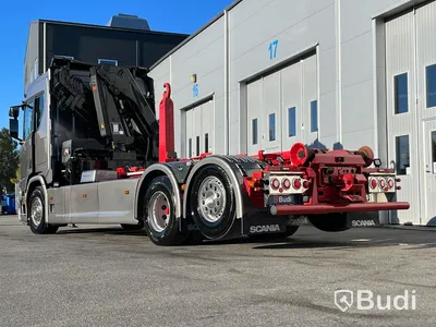 Kranväxlare | Scania R730 | 6x2 | 16.4 | Automat | 730hk | 2018 med flak