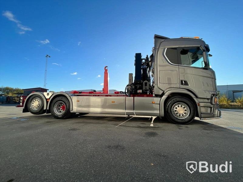 Kranväxlare | Scania R730 | 6x2 | 16.4 | Automat | 730hk | 2018 med flak
