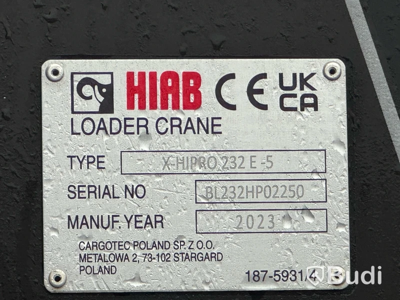 Kranbil Volvo FH 540 84TR -2022 | HIAB | Laxo | Vändskiva