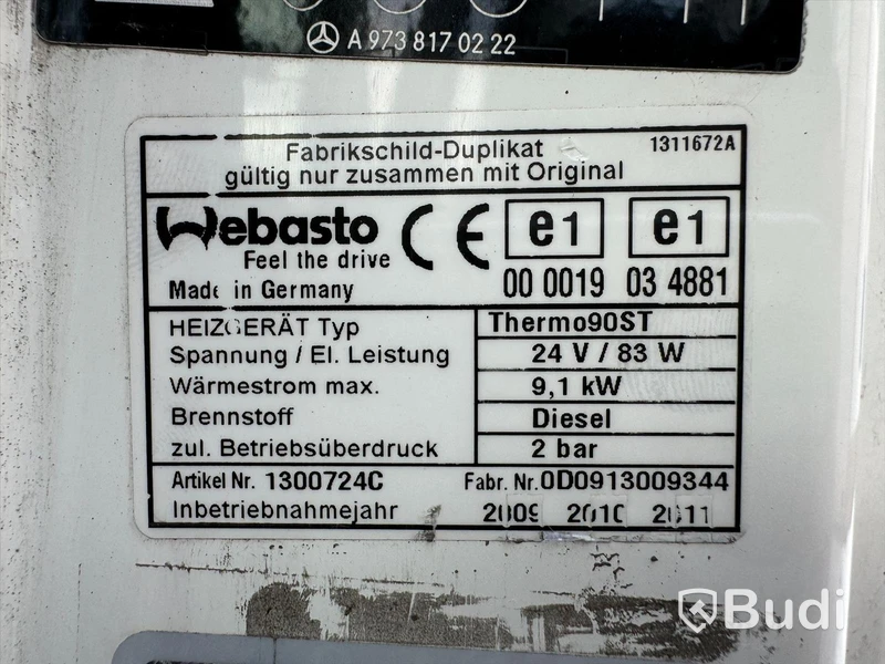 Kylbil Mercedes-Benz Atego 1222 | Manuell | 2010