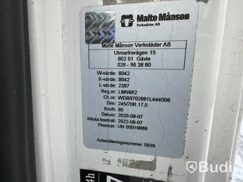 Kylbil Mercedes-Benz Atego 1222 | Manuell | 2010