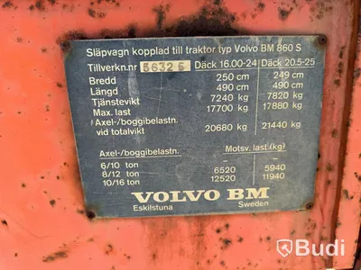 Dumper VOLVO-BM S 860 | 1979