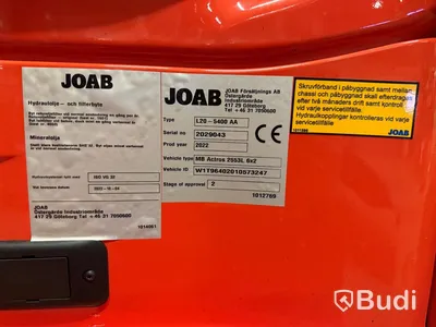 Lastväxlare Mercedes-Benz Arocs -2022 | JOAB | Plogutrustad