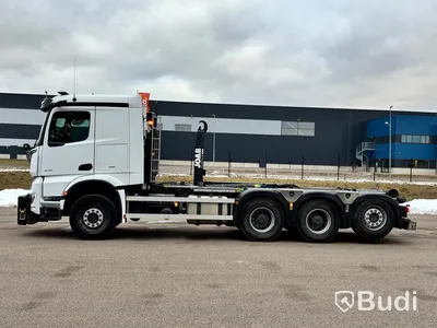 Tridemväxlare Mercedes-Benz Arocs 3751 12.8 PowerShift -2023 | JOAB 24 ton | Plogutrustad