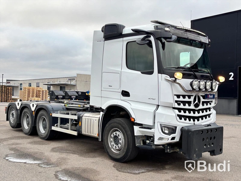 Tridemväxlare Mercedes-Benz Arocs 3751 12.8 PowerShift -2023 | JOAB 24 ton | Plogutrustad