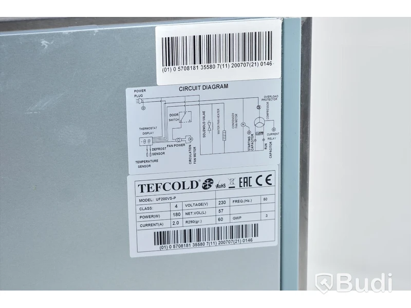 Frys - Tefcold UF200VS-P
