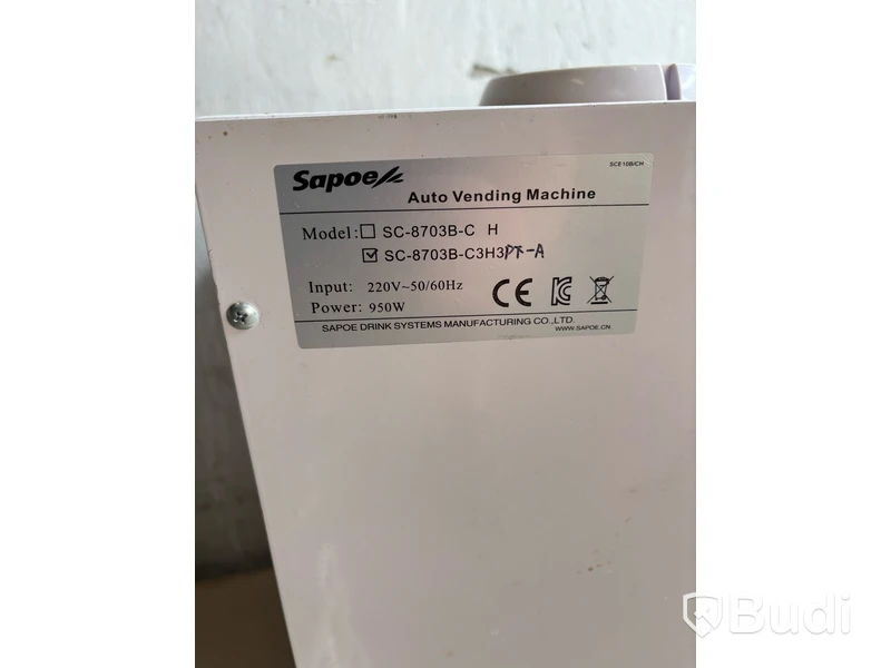 Dryckesmaskin Sapoe Auto Vending Machine
