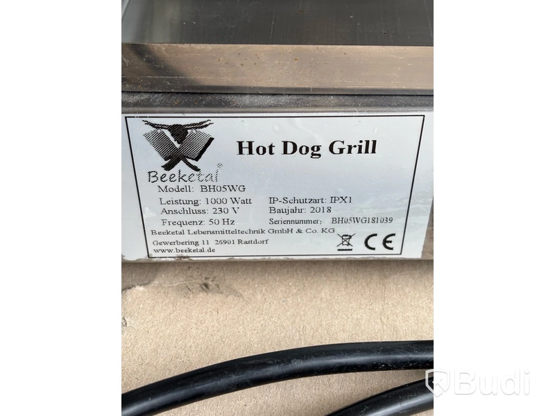 Rullgrill för korv Hot Dog Grill BH05WG 1000W