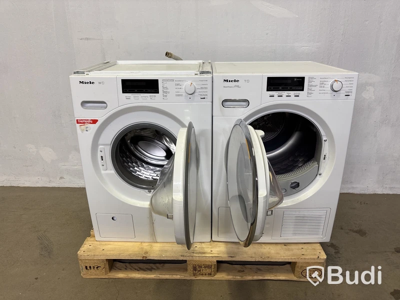 Tvättmaskin & Torktumlare Miele  WMB120 & TMG840WP