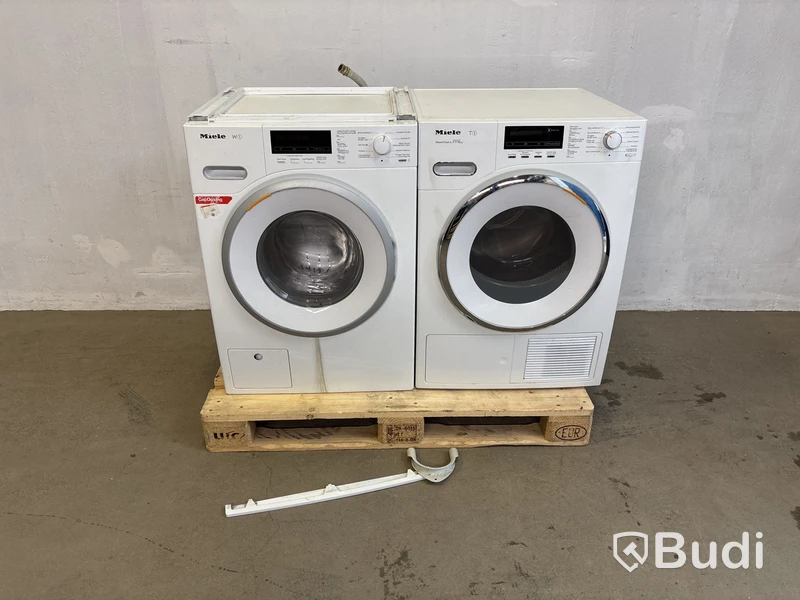 Tvättmaskin & Torktumlare Miele  WMB120 & TMG840WP