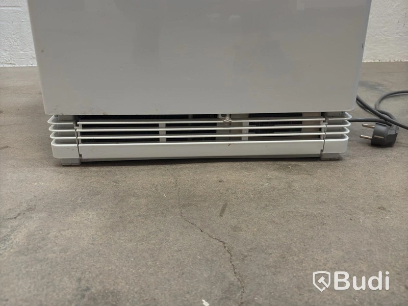 Countertop display cooler, white
