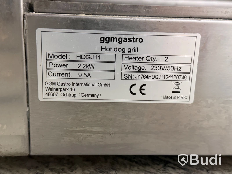Korv/ rullgrill, GGM Gastro HDGJ11