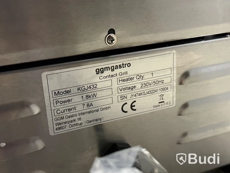 Kontaktgrill GGM Gastro KGJ432