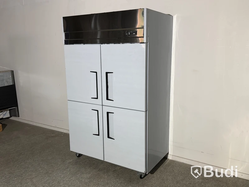 Dubbelt frysskåp, rostfritt,  ES D1 0F 4M