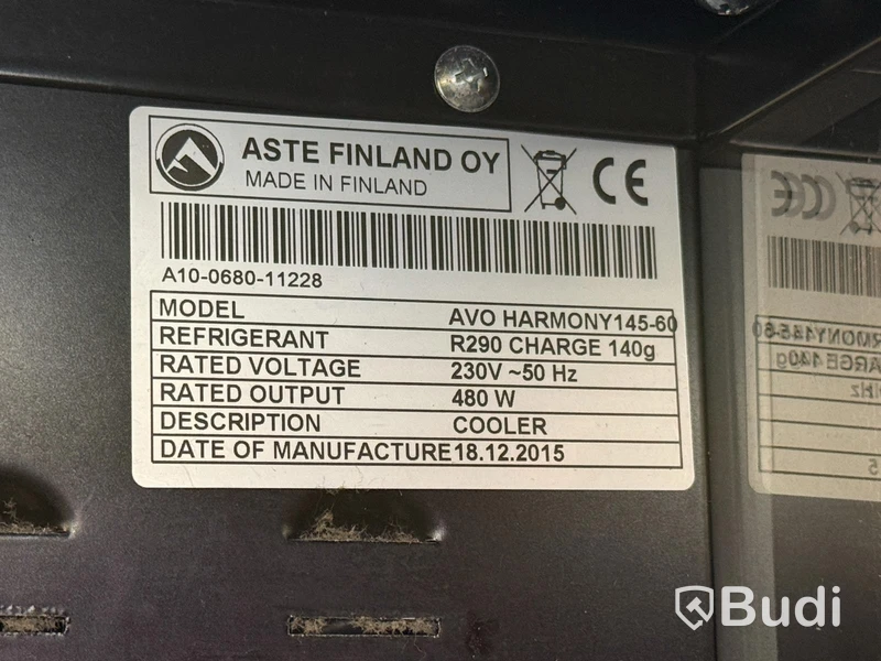 Refrigerated display counter Aste Finland AVO HARMONY145-60
