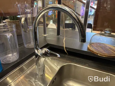 Stainless steel sink unit with sink & tap | 55 x 65 x 88 cm