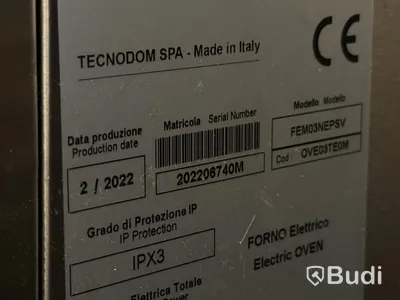 Tecnodom Nerone 600-3 Oven | 2022