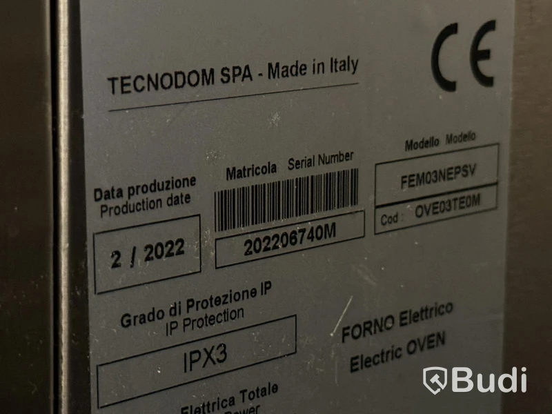 Tecnodom Nerone 600-3 Oven | 2022